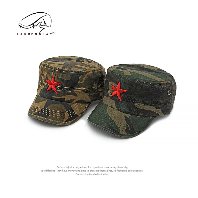 メンズカモフラージュベースボールキャップ,アウトドアスポーツ - Snapback Hat Flat のレビューと価格