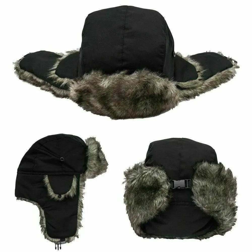 メンズウィンタートラッパーアビエイタートルーパーイヤーフラッ - Trapper Hat Ear Flap のレビューと価格