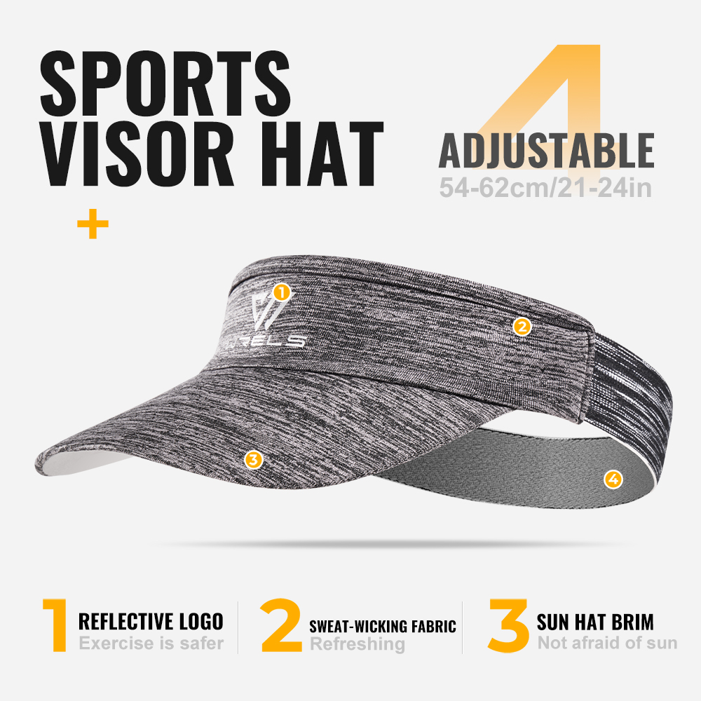 WRELSスポーツサンバイザーハット 通気性・吸汗性 ランニ - Running Cap Lightweight のレビューと価格