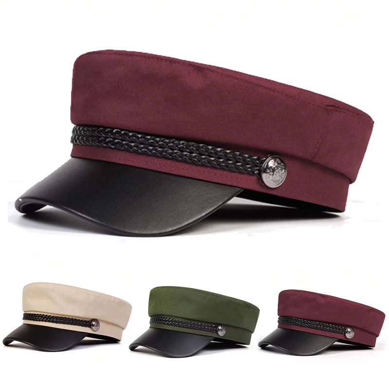 ユニセックスホワイトバックルミリタリーハットフラットトップ野 - Snapback Hat Flat のレビューと価格