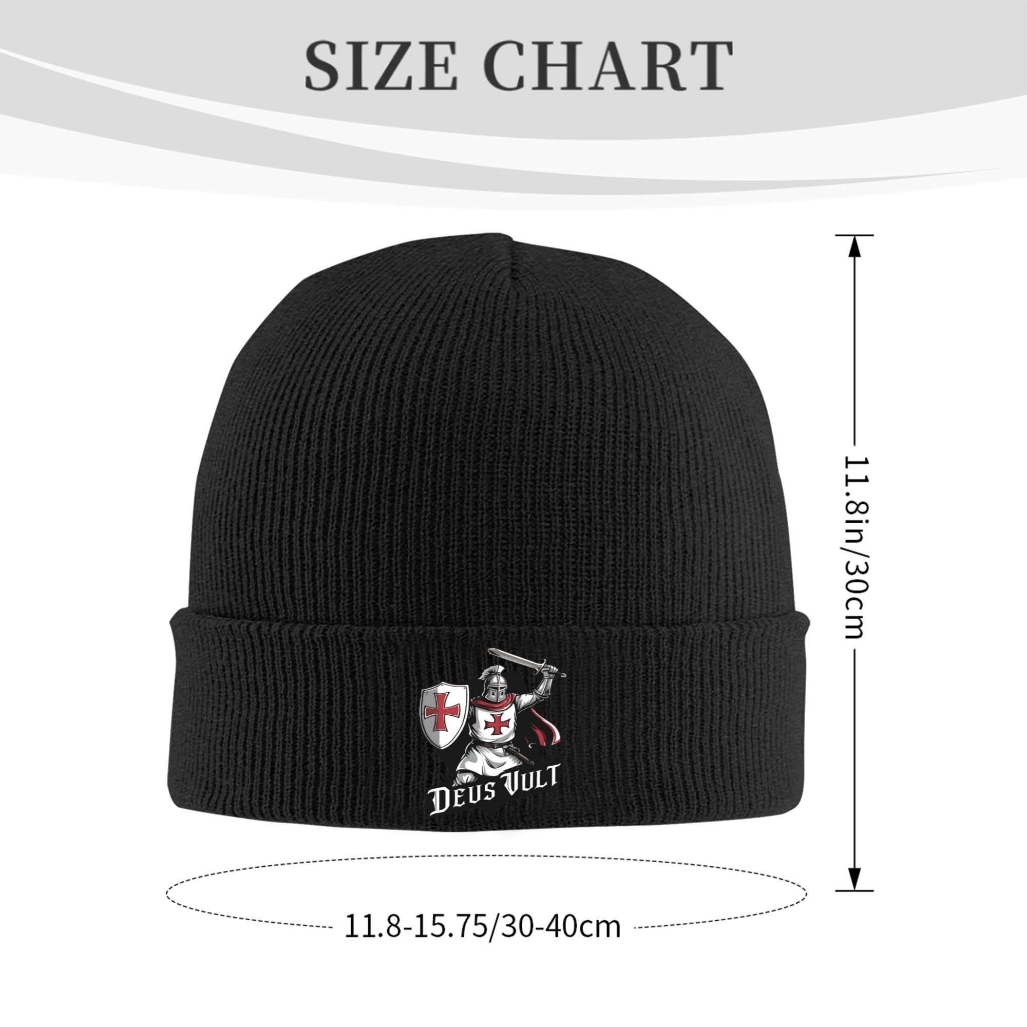 デウス・ヴルト - テンプル騎士団風リブニットカフ付きビーニ - Beanie Cuffed Knit のレビューと価格
