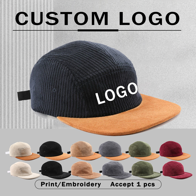 新作5パネルスプライシングコーデュロイベースボールキャップ、 - Corduroy Cap 5 Panel のレビューと価格